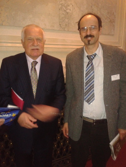 Mr. Nemec with the former president of the Czech Republik